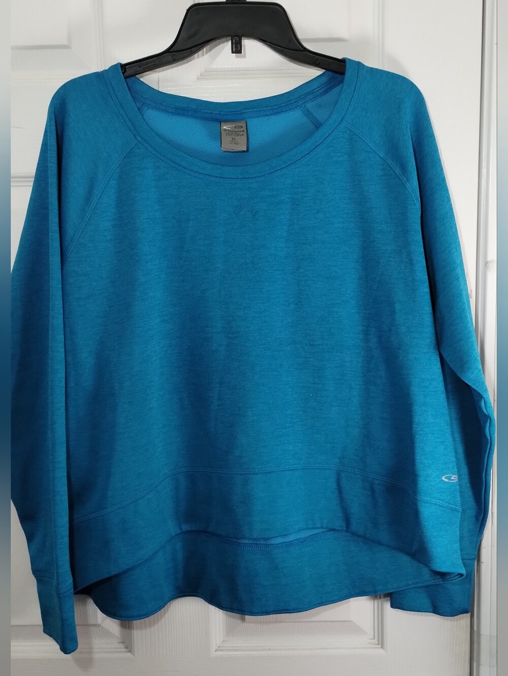 Champion Duo Dry Women's Teal Blue Pullover Sweatshirt
